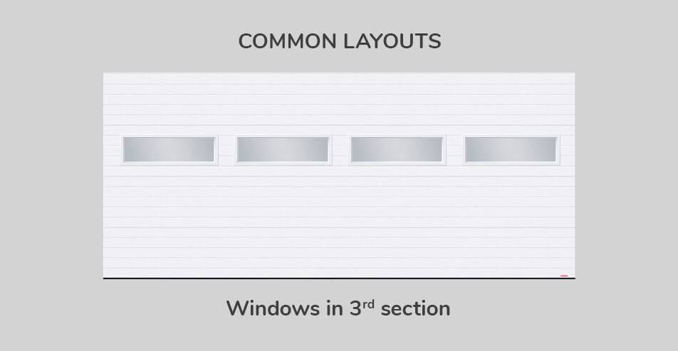 Common layouts, Windows in third section