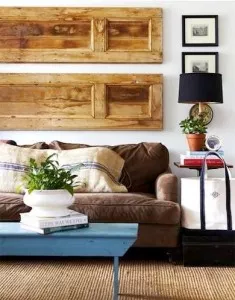 Original project with an old garage door